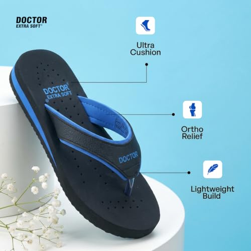 Image of DOCTOR EXTRA SOFT Care Diabetic Orthopedic Pregnancy Flat Super Comfort Dr Flipflops and House Slippers For Women's and Girl's