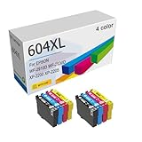 ♦【Imprimante compatible】Cartouches d'encre 604XL adaptées aux imprimantes pour EPSON Workforce WF-2910DWF 2930DWF WF-2935DWF 2950DWF XP-2200 XP-2205 XP-3200 XP-3205 XP-4200 XP-4205.