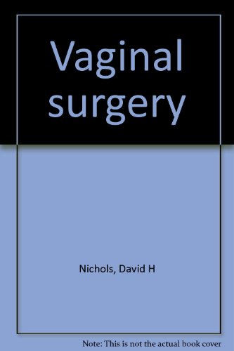 Vaginal surgery 0683064924 Book Cover