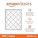Amazon Basics 20x25x1 Air Filter 6-Pack, MERV 8 AC Furnace Filters, Removes Dust, Electrostatic, Allergy Control (Actual Size: 19.75