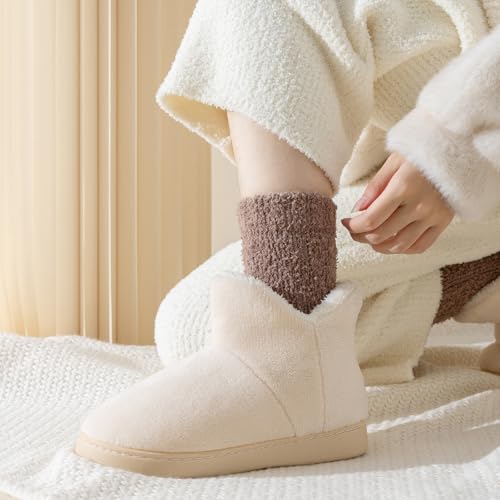 Passionbility Womens Fuzzy Socks Cozy Fluffy Winter Sleeping Socks 3 Pairs - image 8