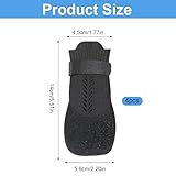 4 Stück Hundeschuhe Pfotenschutz Hunde Schuhe Outdoor atmungsaktiv Hundeschuhe Hundesocken Anti Rutsch für Füße mit Einer Breite von ca. 5,6 cm XL