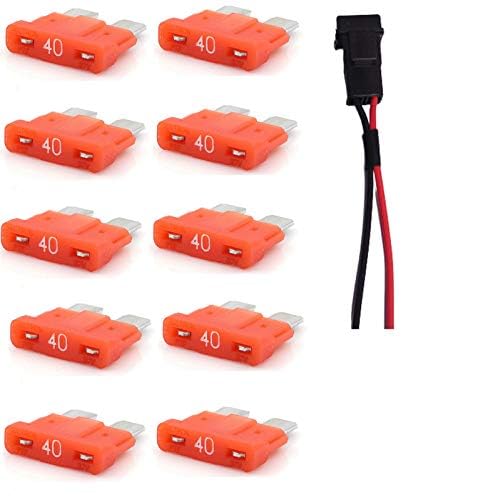 Crewbolt 40 AMP Blade Fuse Set with Holder | 30-Piece Automotive Fuse Pack for Car & Truck-image-20