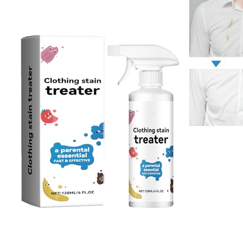 Tratamiento De Manchas De Ropa,Spray Quitamanchas Para Tejidos,Stain Treater Spray,Quitamanchas Para Ropa,Tratamiento De Manchas Para Lavandería,Quitamanchas Ropa Para Vino,Chocolate,Tomate,Grasa
