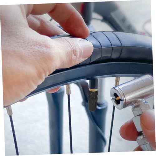 Cubiertas de válvula para bicicleta Abaodam, kit de 10 piezas miniatura 6