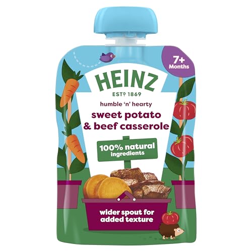 Heinz Baby Food Sweet Potato & Beef Casserole Pouch 130g