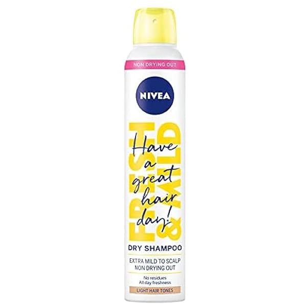 NIVEA Fresh & Mild Suchy szampon do włosów dla blondynek 200 ml