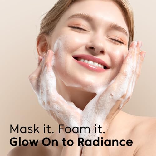 THANKYOU-FARMER-Rice-Pure-2-IN-1-Korean-Clay-Mask-to-Foam-Cleanser-527-floz-Removes-Excess-Oil-Removing-Dead-Skin-Cells-Soft-Skin-Pore-Purifying-Dermatologist-Tested-Korean-Face-Wash