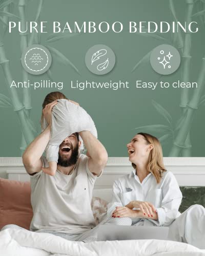 LINENWALAS Flat Sheet Only, Rayon Derived from Bamboo Top Sheet, Hotel Luxury Silk Sheets for King Size Bed, Stain & Fade Resistant Cooling Bed Sheets (King, White) - Image 6