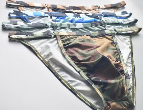 Men Underwear Sexy Men's Camouflage Briefs Bikini U Pouch Briefs Underpants4