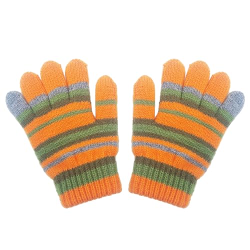 Coraline Striped Gloves Orange And Green Fuzzy Gloves Coraline Merchandise Merch Accessories Halloween Movie Cosplay Stuff