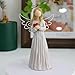 GJFASGF Guardian Angel Statue with Red Heart, Resin Sculpture for Home Decoration,Gift of Love and Gratitude 4.72''H