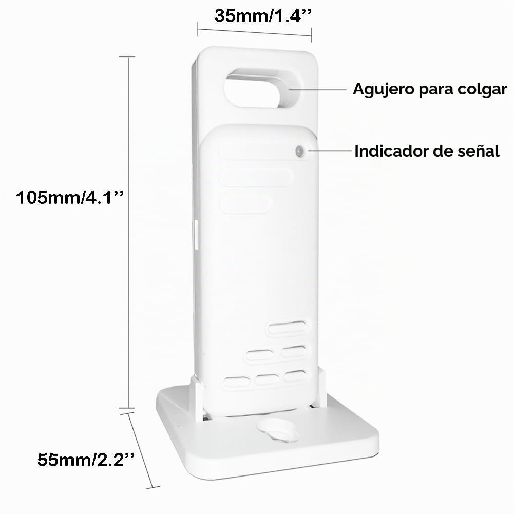 ThreeH Termómetro para Interiores y Exteriores Higrómetro Digital con 3 sensores Inalámbricos Indicador Humedad Monitor Temperatura Preciso Pantalla Táctil LCD Retroiluminación (3 sensores)