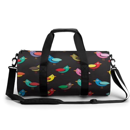 Sac de voyage oiseau de couleur pour camping et randonnée de week-end