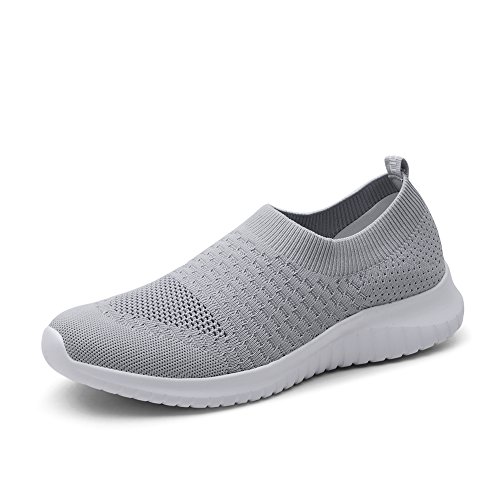Image of TIOSEBON Men's Slip On Walking Shoes Arch Support Knit Mesh Lightweight Casual Comfortable Gym Workout Running Tennis Travel Standing Sneakers