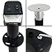 Smartxchoices Black Power Tongue Jack Height Adjustable Electric Trailer Jack -3500 lb Capacity 12V Dual LED Light RV Boat Jet Ski A-Frame Travel Camper (3500F)