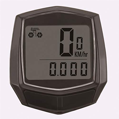 Fahrrad-Tachometer, großer Bildschirm, LCD-beleuchteter wasserdichter Fahrrad-Computer, Tracking-Entfernung, Avs Geschwindigkeit, Zeit, Kilometerzähler, für Fahrrad-Enthusiasten Cover
