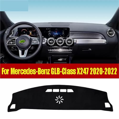 Funda de salpicadero de franela para Mercedes GLB X247 RHD 4