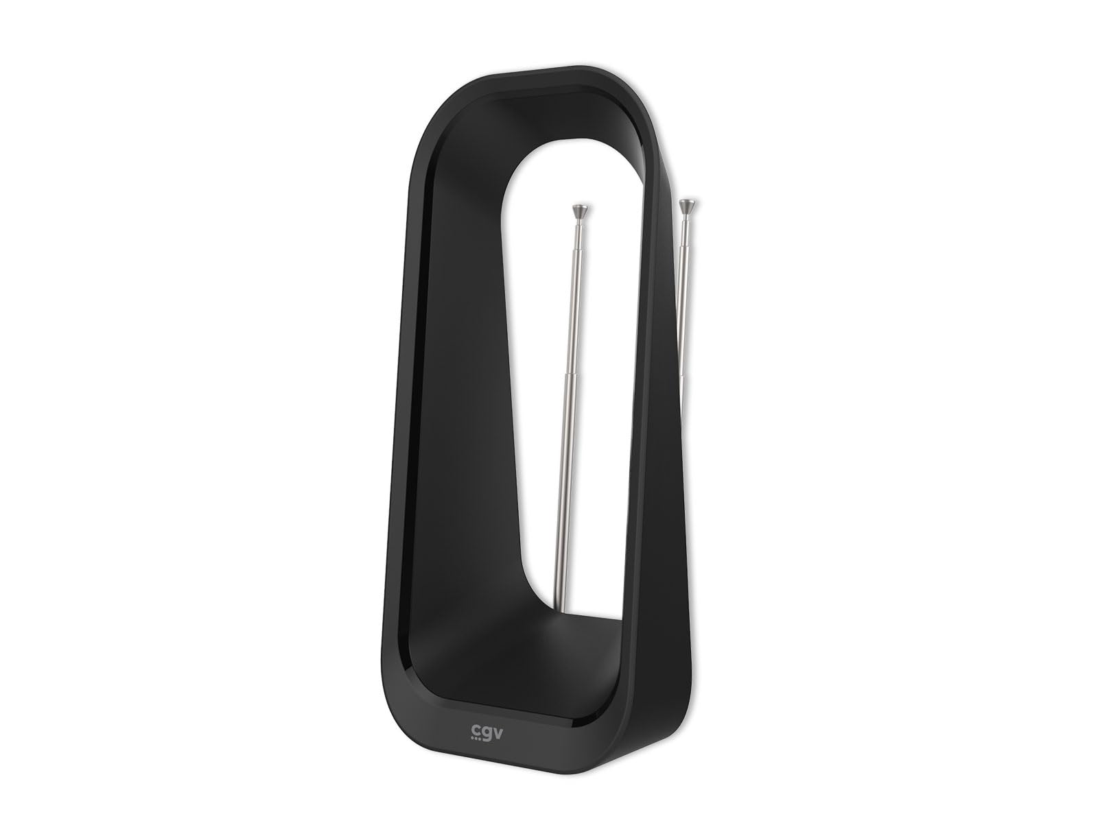 Antenna TV da interni amplificata CGV AN-Rise - Ricezione VHF/UHF - Alimentazione di rete - Compatibile con DTT