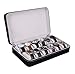 Produktbild NBVCX Wohnaccessoires 12er Pack Uhr Box Storage Organizer mit Reißverschlusstasche Schmuck Vitrine für Frauen Männer