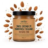CiboCrudo Crema di Mandorle Tostate 100% Naturale Senza Zucchero 500g
