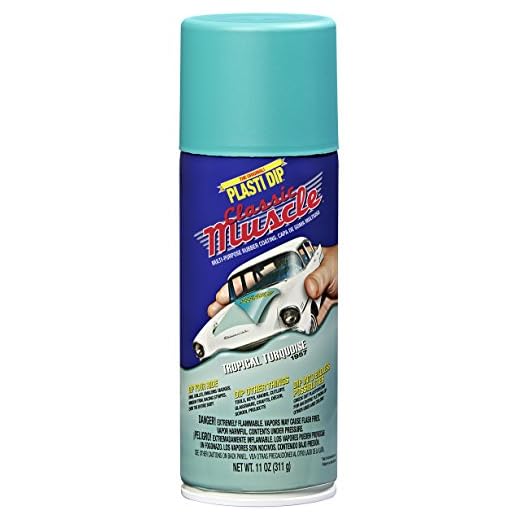 Performix 11306 Tropical Turquoise Classic Muscle Car Rubber Coating, 11 oz
