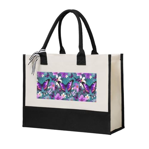 Sac fourre-tout en toile idéal pour le marché et les cours
