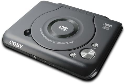 Coby DVD209BLK Ultra-Compact DVD Player, Black