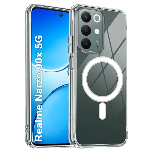 Image of amazon basics Back Case Cover for Realme Narzo 90x 5G | Compatible for Realme Narzo 90x 5G Back Cover | Scratch-Resistant Back Cover | Clear