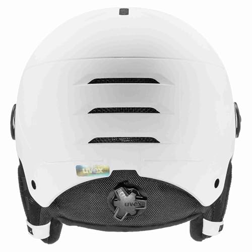 Uvex Skihelm Rocket jr Visor für Kinder, robuster Schutzhelm