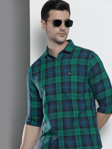 Image of THE Indian Garage CO Men Polycotton Slim Fit Shirt