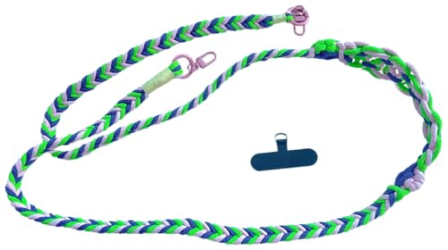 Handmade Phone Wrist Strap,Mobile Phone Lanyard Charms Strap For Women，Replacement Strap For Bag, Candy Color Combination