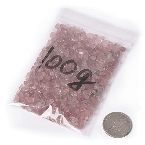 Image of 100 grams Small Tumbled Chips Polished Crushed Stone Crystal Healing Embellishments
