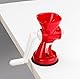 Rigamonti art. 120 BABY-SCHEIBENHACKER AUS STAHL, Red