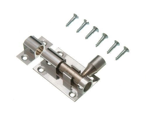 Verrou Bolt Barrel Slide Lock 38mm pour bloquer les portes qui ne ferment plus