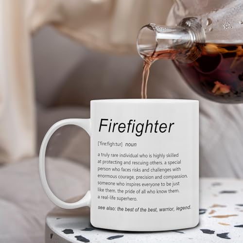 Taza cerámica para bombero 11oz QASHWEY miniatura 6