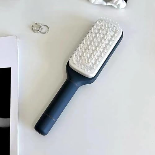 Cepillo antiestático y retráctil para cabello liso o rizado 5