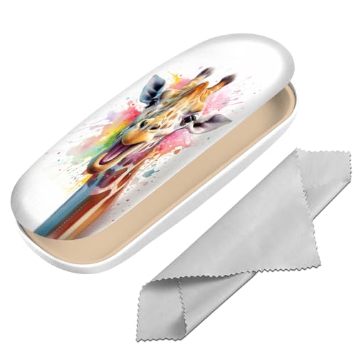 Image of Eyeglasses Case Hard Shell Protective Case for Glasses Eyeglass Box with Cleaning Cloth for Boys Men Man Cute Aesthetic