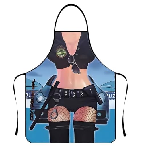 ZKGYUS 1 Piezas Delantal Divertido de Cocina Funny Cooking Sexy Apron Barbacoa Fiesta Delantal Barbacoa Fiesta Delantal para Mujeres