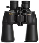 Nikon Prismáticos con zoom Aculon A211 10-22x50 (1...: Lente de gran diámetro para una imagen brillante y un campo de visión amplio; revestimiento multicapa Se puede utilizar con un trípode Oculares de goma ajustables que permiten ajustar de forma fácil y rápida la distancia óptima de los ojos La armadur...
