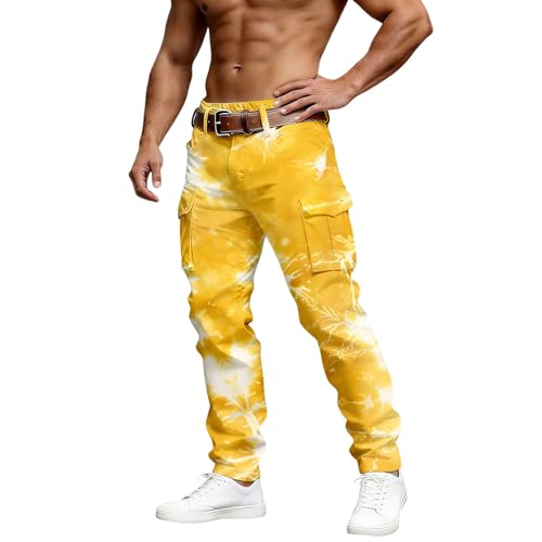 Pantalon cargo homme noir avec taille élastique confortable pour le quotidien