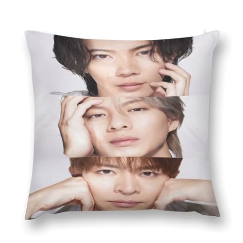 Number_i 平野紫耀19 抱き枕カバー クッションカバー インテリア グズ い背当て飾り 座布団 置物 抱きまくら 12 "x12 "