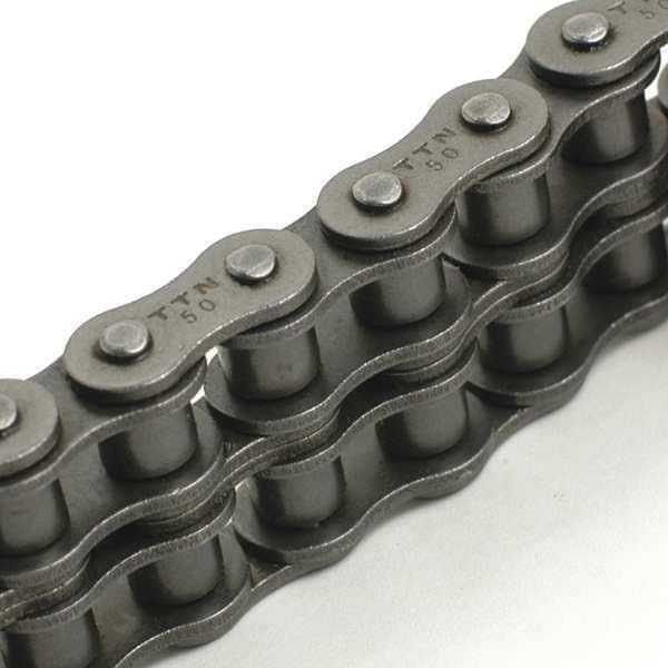 Roller Chain,Double Strand,10 ft.