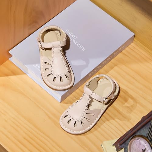 Image of THEE BRON Toddler Girls Espadrilles Sandals Hollow Out Rustic Dress Shoes