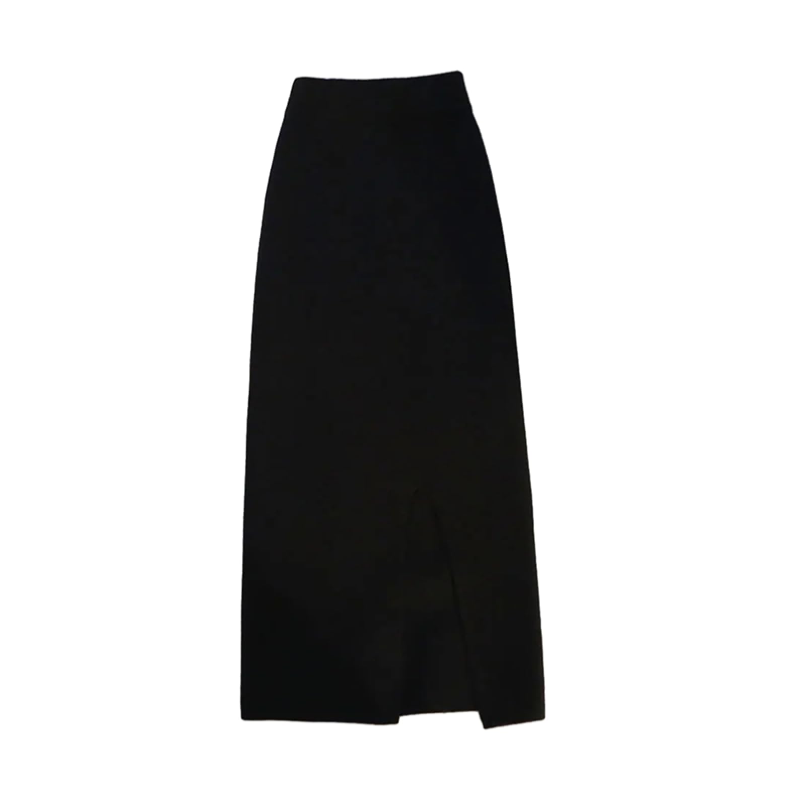 OLEETS Strickrock Für Damen - Herbst Winter Split Schlank Stricken Rock Frauen Elastische Hohe Taille Mode Büro Warme Kleidung Streetwear Klassische Einfache Feste Farbe