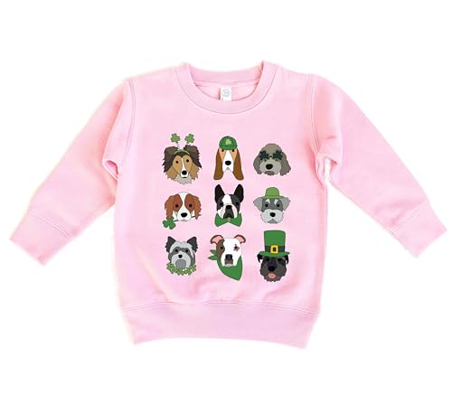 Holland Ave Kids St. Patrics Day Pups | Toddler St. Patricks Day Sweatshirt | Boys Girls St. Patricks Day Outfit2