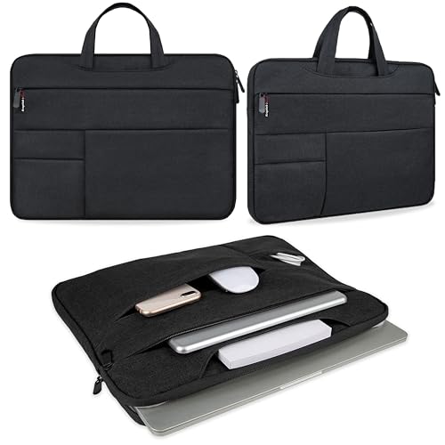Image of Kraptick Laptop Bag with Handle for Men, Laptop Sleeve Bag, Hand Messenger Bag, Laptop Case for Girls, Laptop Carry Tote Bag with 15.6 Inch Laptop Compartment and Sleek Classic Design