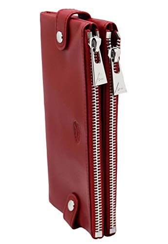 Compagnon de Voyage Katana Femme en Cuir réf 553118 Grande Taille (3 coul.disp.) (Rouge)