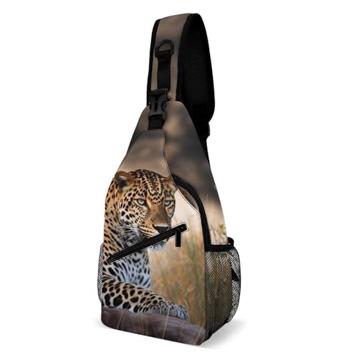 Mochila Deportiva African Animal Sling Bag 38x20 cm