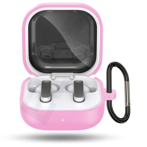 Image of ELOR Premium Silicone Case Cover Compatible with Samsung Galaxy Buds 4 | 4 Pro (Earbuds Not Included) (Baby Pink)